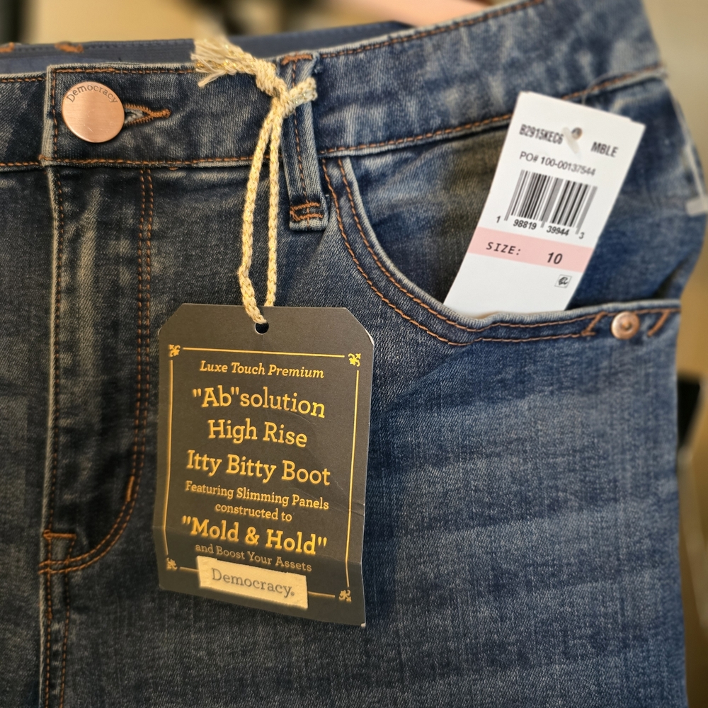 Democracy Ab Solution NWT Size 10 **stain See Photos** - Picture 2 of 9